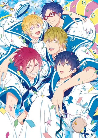 free!男子游泳部手机动漫壁纸