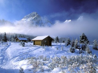冰雪景色唯美壁纸