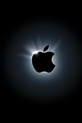 黑色苹果logo壁纸下载