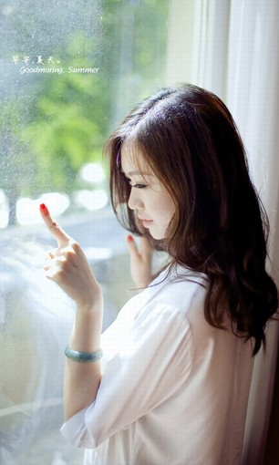 清纯美女华为8825手机壁纸