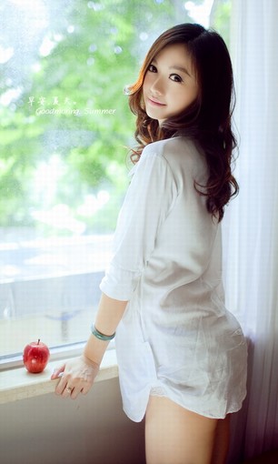 清纯美女华为8825手机壁纸